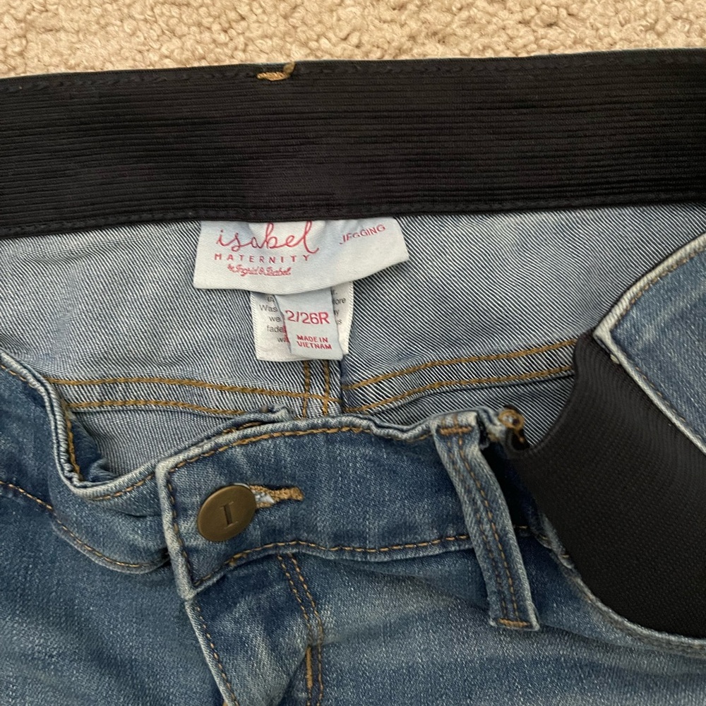 Isabel Maternity Blue Jeans